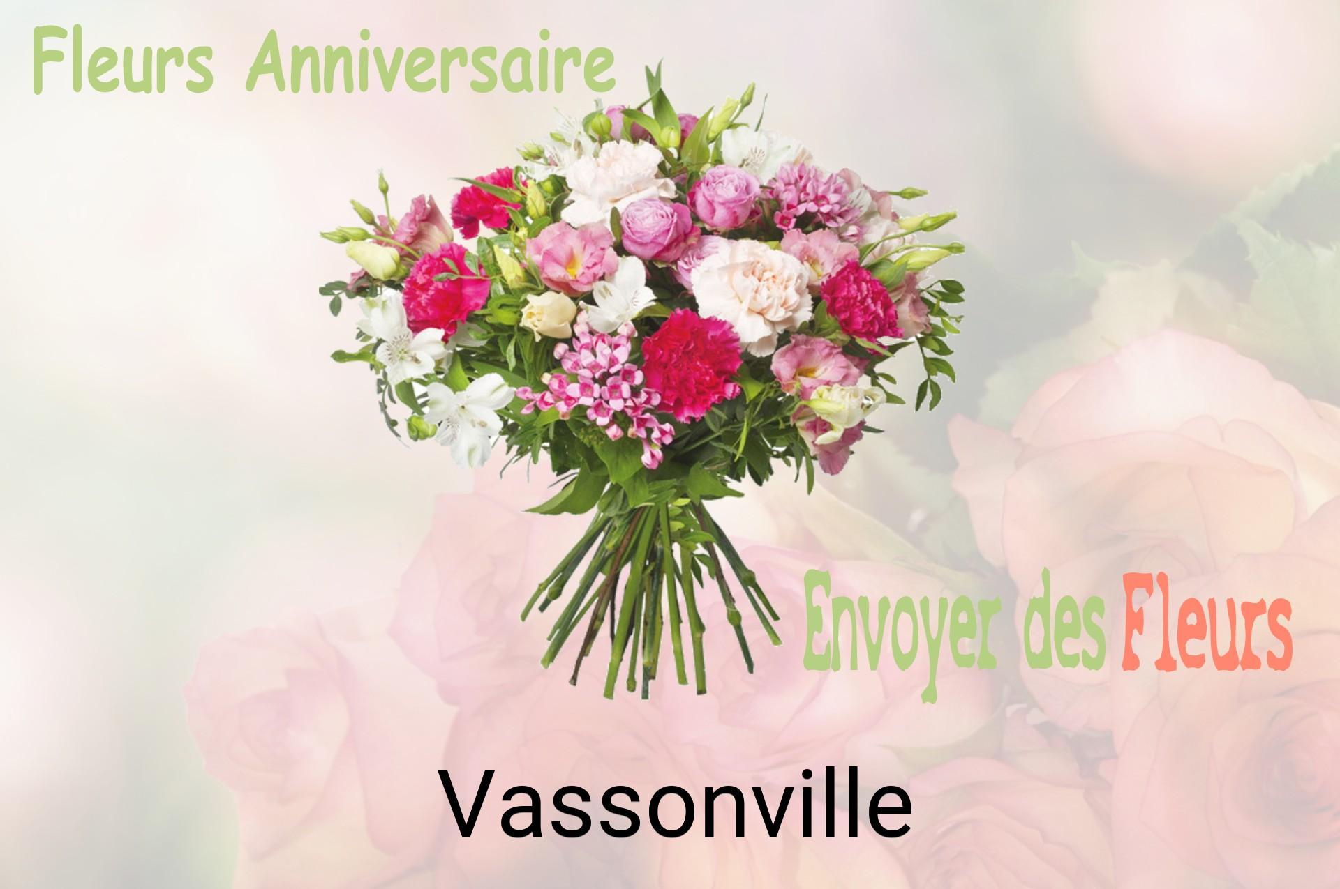 Bouquet de fleurs d’anniversaire livré à Vassonville