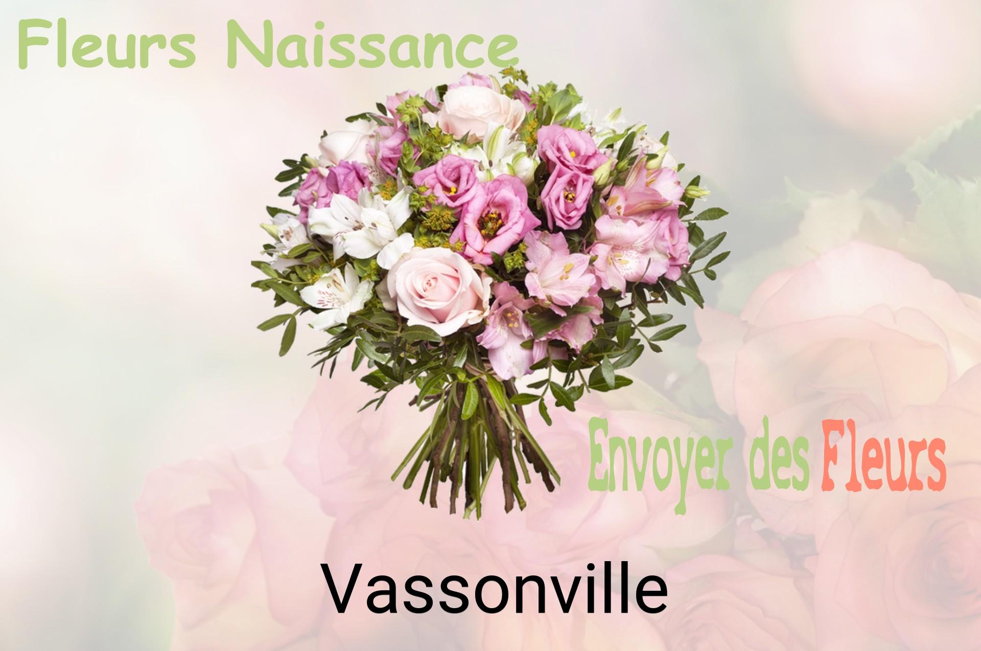 Bouquet de fleurs de naissance livré à Vassonville